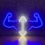 Luminária Painel Neon Led - Braços com Halter 50x82cm - comprar online