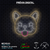 Luminária Painel Neon Led - Cachorro Viralata 34x34cm
