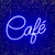 Luminária Painel Neon Led - Café 32x24cm - loja online