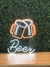 Luminária Painel Neon Led - Caneca de Beer 54x72m