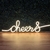 Luminária Painel Neon Led - Cheers 12x48cm