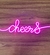 Luminária Painel Neon Led - Cheers 12x48cm na internet