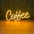 Luminária Painel Neon Led - Café / Coffe 43x21cm - comprar online