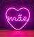 Luminária Painel Neon Led - Mãe 35x37cm