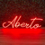 Luminária Painel Neon Led - Aberto 21x59cm - comprar online
