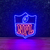 Luminária Painel Neon Led - Futebol Americano Nfl 40x50cm - comprar online