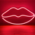 Luminária Painel Neon Led - Boca / Labios 40x22cm