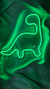Luminária Painel Neon Led - Dinossauro 30x29cm - comprar online