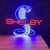 Luminária Painel Neon Led - Shelby 60x51cm