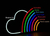 Luminária Painel Neon Led - Mãe 35x37cm na internet