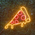 Luminária Painel Neon Led - Pizza Derretida 33x52cm