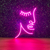 Luminária Painel Neon Led - Cabeça / Rosto / Cilhos / Boca / Nariz 24x36cm