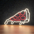 Luminária Painel Neon Led - Pizza 26x40cm