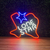 Luminária Painel Neon Led - Lone Star / Texas 43x42cm - comprar online