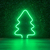 Luminária Painel Neon Led - Arvore De Natal 25x32cm