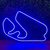 Luminária Painel Neon Led - Autódromo Interlagos 59x40cm