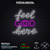 Luminária Painel Neon Led - feel GOOD here 44x44cm - Kamaleon Neon Led