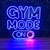 Luminária Painel Neon Led - Gym Mode On 80x80cm na internet