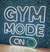 Luminária Painel Neon Led - Gym Mode On 80x80cm - loja online