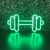 Luminária Painel Neon Led - Peso Halter 20x40cm - comprar online