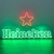 Luminária Painel Neon Led - Heineken 68x37cm - comprar online