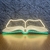 Luminária Painel Neon Led - Livro / Livraria 75x25cm - comprar online