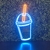 Luminária Painel Neon Led - Milk Shake 23x49cm na internet