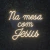 Luminária Painel Neon Led - Na mesa com Jesus 50x58cm