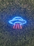 Luminária Painel Neon Led - Nave Alienigena 45x30cm - comprar online