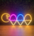 Luminária Painel Neon Led - Pacman Sorvete 60x25cm