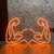 Luminária Painel Neon Led - Braços musculosos 65x55cm - Kamaleon Neon Led