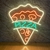 Luminária Painel Neon Led - Pizza 60x49cm