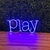 Luminária Painel Neon Led - Play 55x24cm na internet