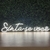 Luminária Painel Neon Led - Sinta-se Você 130x30cm - comprar online