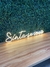 Luminária Painel Neon Led - Sinta-se Você 130x30cm - Kamaleon Neon Led