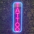 Luminária Painel Neon Led - Tattoo 28x95cm