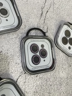 Camara film - Violeta brillos - iPhone 11 Pro/11 Pro Max/12 Pro