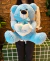Urso Fofuxo c/ Coração M - 40cm - comprar online