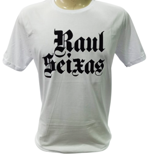 Camiseta Raul Seixas - Logo - Branca - Rock Age