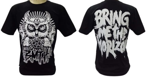 Camiseta Bring Me The Horizon - Coruja - Brutal Wear - comprar online