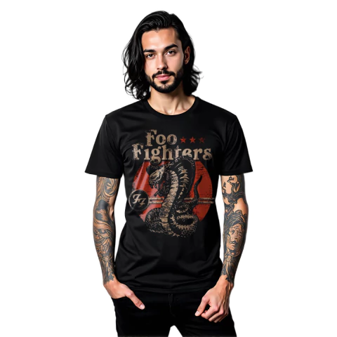 Camiseta Foo Fighters - Snake - Bomber - comprar online