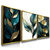 Quadro Trio Floral Encantador - Decorarte Brasil | A Melhor Loja para comprar Quadros Decorativos do Brasil, com entrega rápida e qualidade PREMIUM.