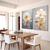 Quadros em Duo Flowers Golden