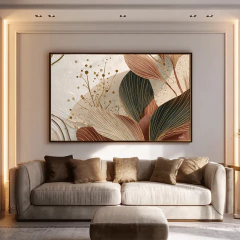 Quadro Abstrato Terra Cota - comprar online