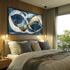 Quadro Abstrato Fragmentos Do Infinito - comprar online