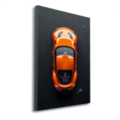 Quadro Toyota Supra Orange