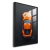 Quadro Toyota Supra Orange na internet