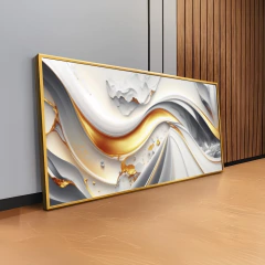 Quadro Abstrato Curling