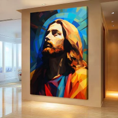 Quadro Jesus Colorido
