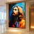 Quadro Jesus Colorido - comprar online